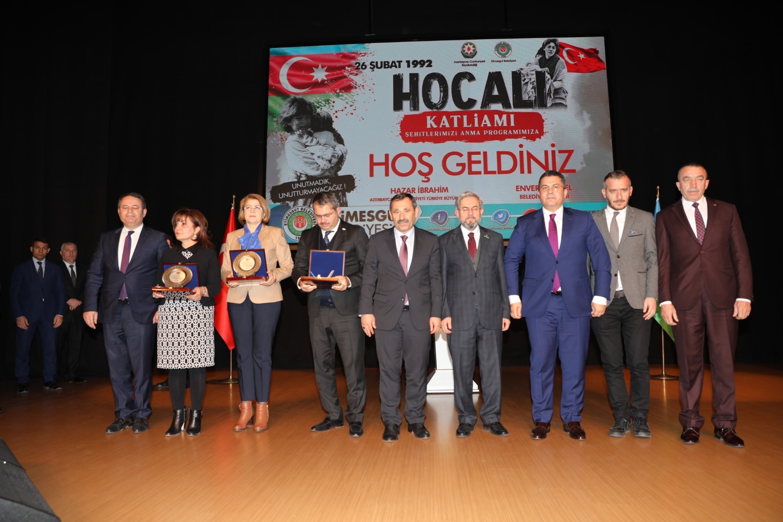 Hocalı Soykırımının 28.Yıl dönümü Ankara Etimesgut Korkut Ata kongre ve kültür merkezinde anıldı
