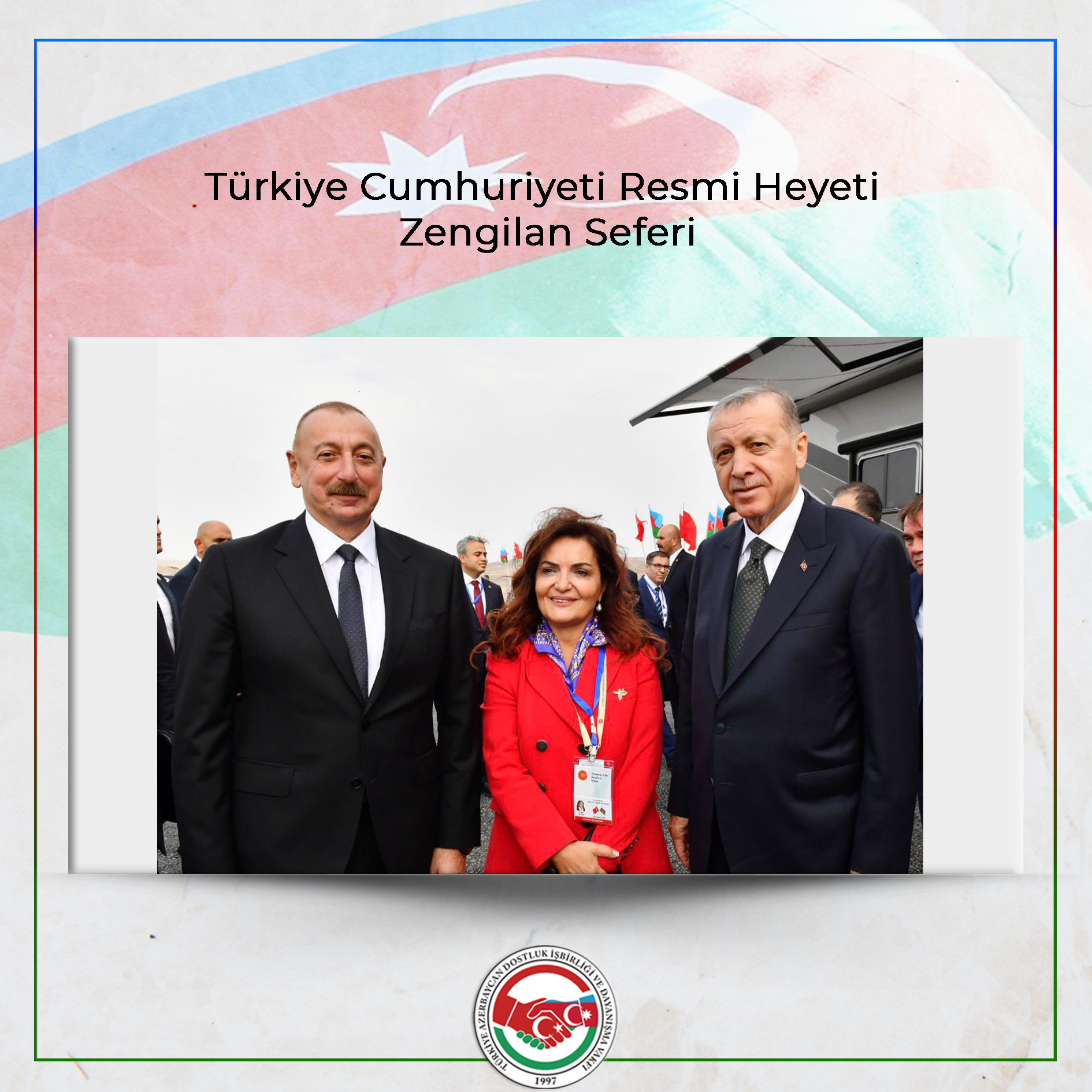 TADİV Başkanı Prof. Dr. Aygün Attar, Zengilan Uluslararası Havalimanı'nın Açılışı Resmi Heyetinde Yer Aldı.